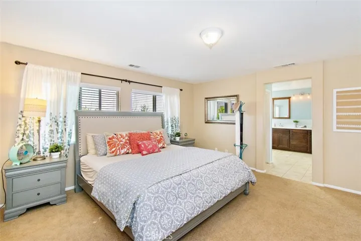 Master bedroom with private bath