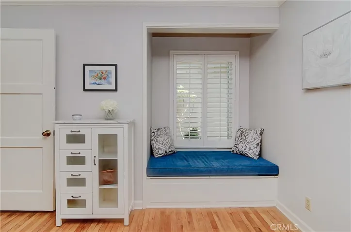 Here's a little reading nook in the master. Picture looking out reading while listening to the sounds of rain...sounds like a movie.