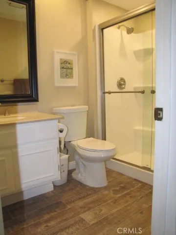 REDONE MASTER BATH - SHOWER SURROUND, TOILET, FLOORING, COUNTER TOP, SINK AND FAUCET!  DO YOU SEE YOURSELF MOVING IN YET?