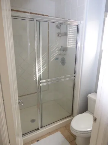 Full shower in the master bath