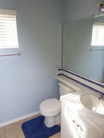 Hallway bath serves both 2nd and 3rd bedrooms