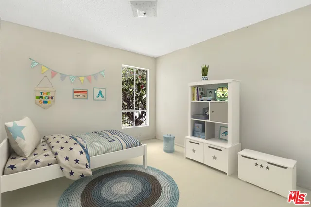 Virtually staged furniture in bedroom #3