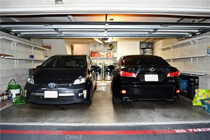 2 Car Attached Garage, with direct access to townhome