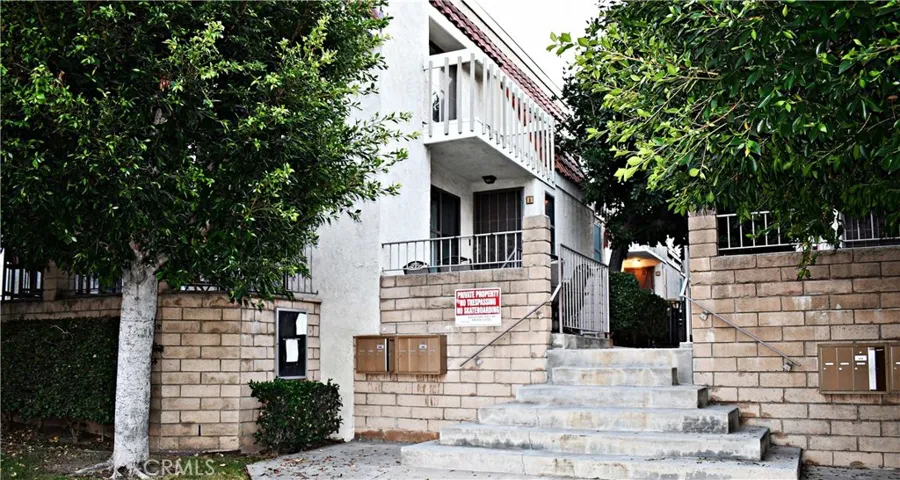 Entrance to Town home complex from Broadway