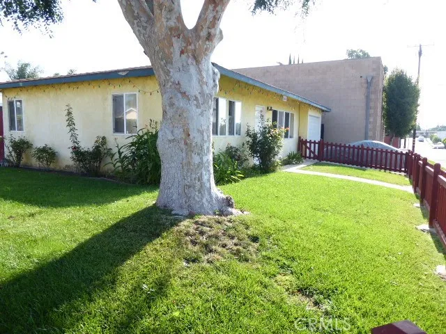 Great corner lot with landscaped areas