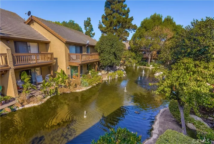 You will love being outside on the balcony, enjoying the relaxing sound of the water from the stream below, and watching the ducks swimming by