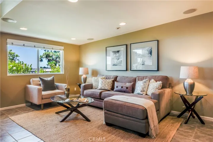 Family room with ocean view