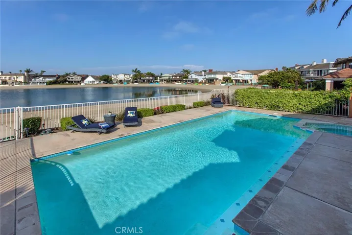 Private pool overlooking your own community beach