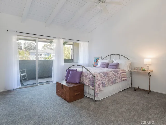 Master Bedroom new carpet and balcony