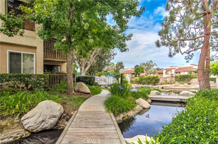 Lovely walkways and vistas for a nice evening walk...and you don't even have to go outside the gate!