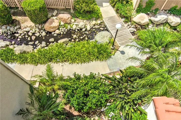 Just the soothing sound of a bubbling brook below your deck...instant relaxation!