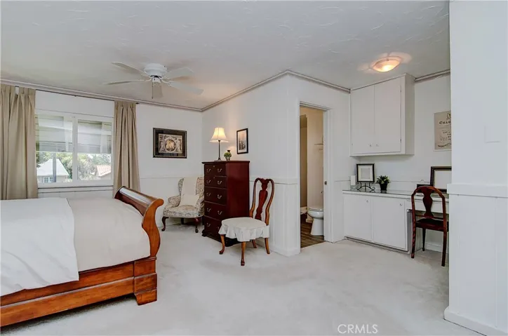 Master suite has separate dressing area with extra storage, plus two large wardrobe closets.