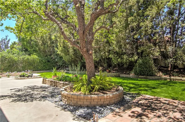 Huge, ultra-private rear yard has plenty of space for entertaining, play, and pets...even a pool!