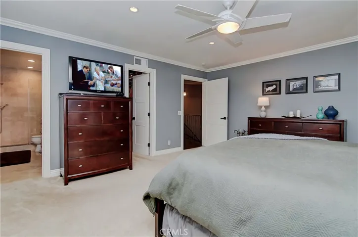 Master suite has plenty of room for any furniture requirements...big walk-in closet too!