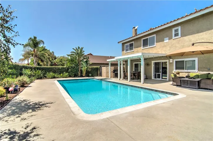 Sunny exposure will allow you to enjoy the pool all year round...