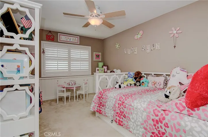 Nice details including shutters and ceiling fans in all of the bedrooms.