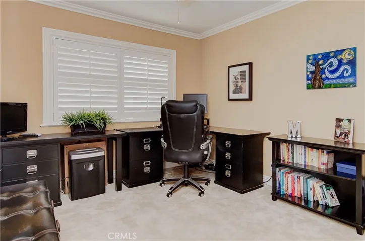 This bedroom is even large enough for a complete home office...you won't mind this commute!