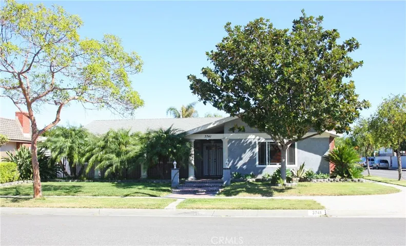 Corner lot home.