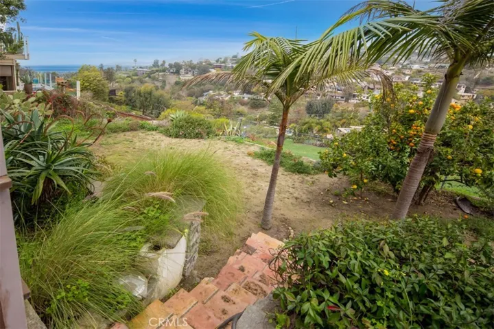 Views from garden below