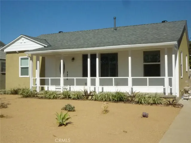 Completely renovated home with drought tolerant landscaping in the front yard that is on an automatic drip system.