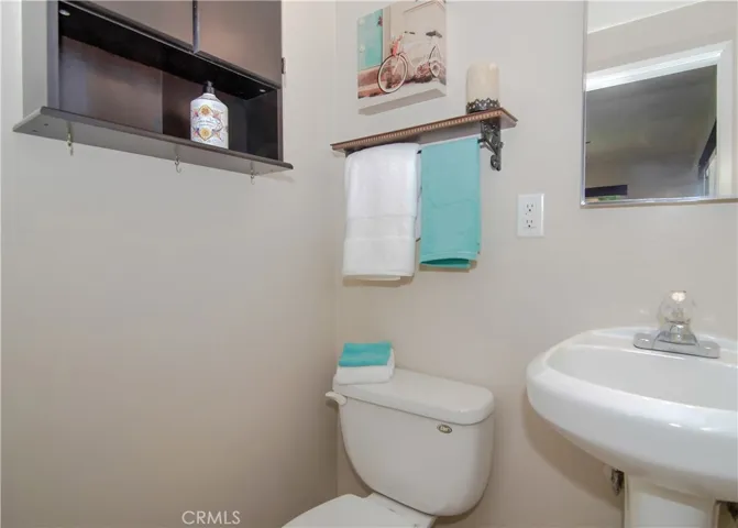 1/2 Bath adjoins the Master for convenience!