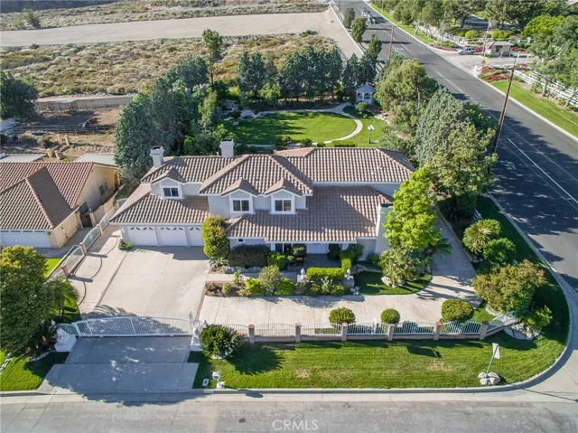 Ariel View of the front of the house