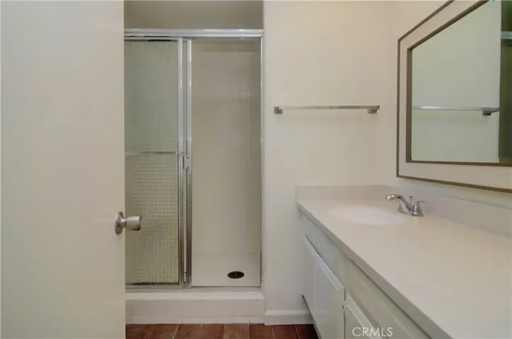 Master bath has brand new counter top!