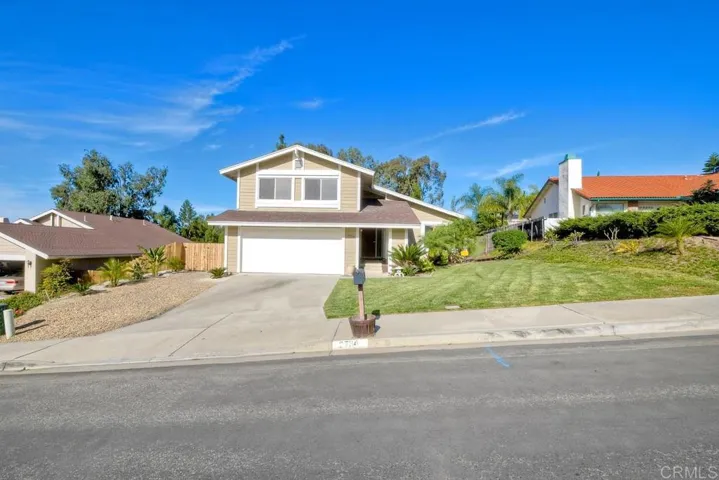 Taken from across the street...two single levels on each side make this a very private lot!!