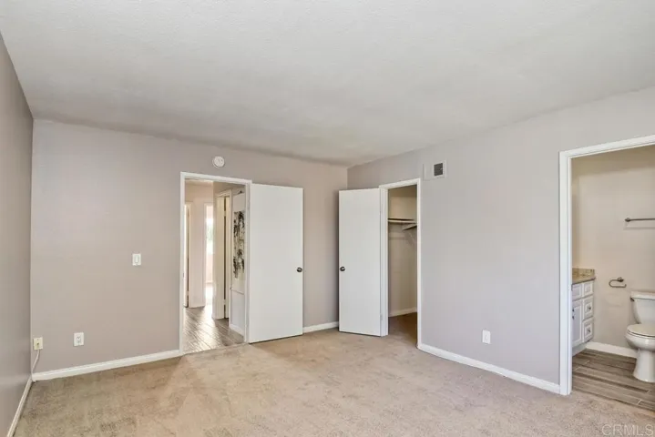 Walk-in closet and ensuite bath!  New shower surround and granite counters!