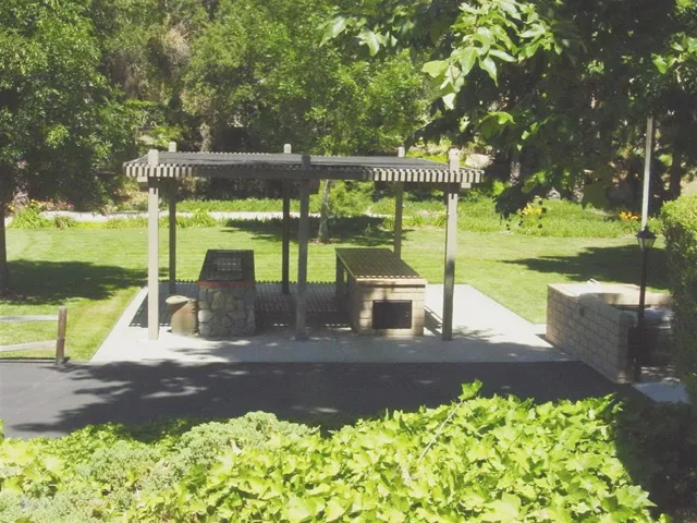 BAR-B-QUE AT THE PICNIC AREA.
