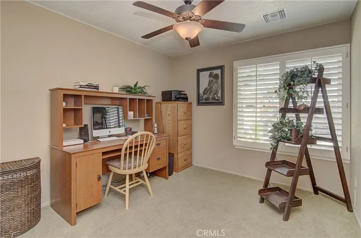 Large kids/guest room has a lot of versitile space.