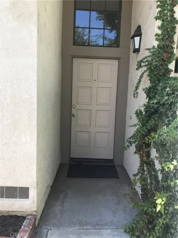 Welcoming front door.
