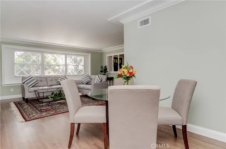Separate dining area allows for cozy dining or homework and is never far from the big game.
