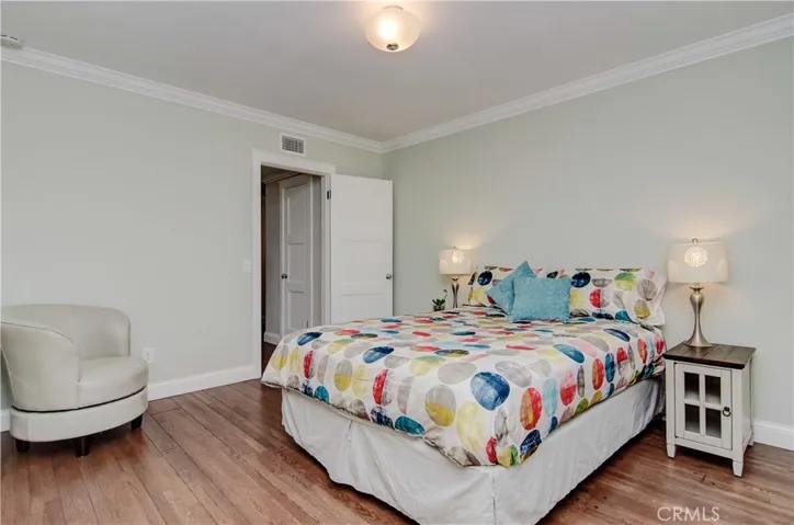 Master suite can accommodate many furniture arrangements and king size bed.