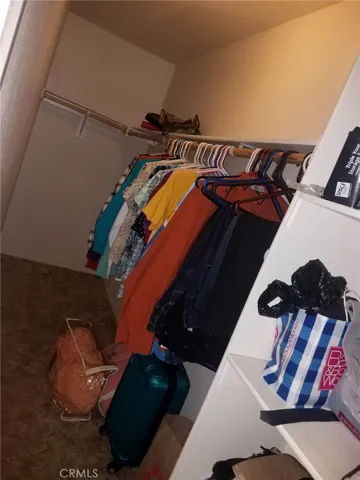 Master walk-in closet
