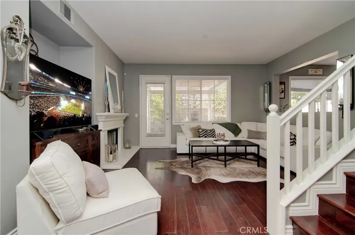 So many lovely details...and the rich hardwood floors set the stage.