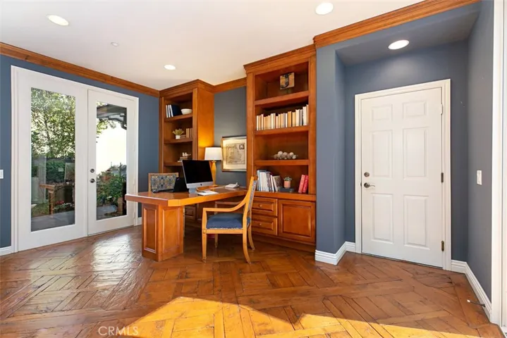 Study with access to the Front Door Entry or Garage