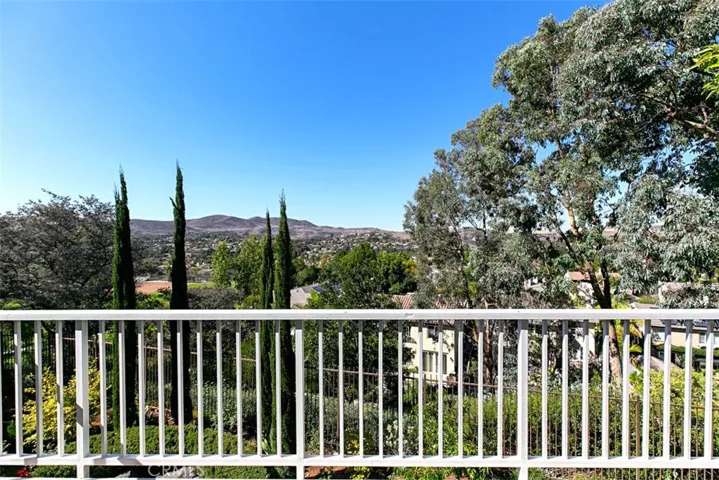 Sit down views from Master Bedroom Deck