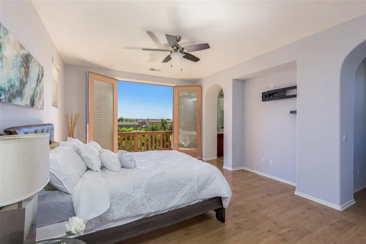Beautiful views off the master suite.