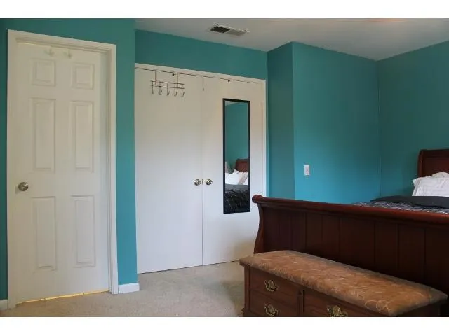 Double doors in the Master Bedroom