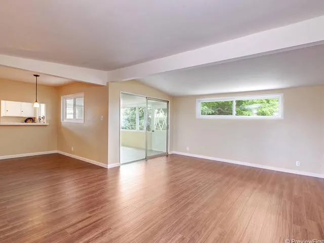 Living Room Open to Dining Area