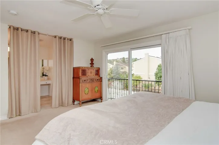 Master suite is large enough for many furniture options.