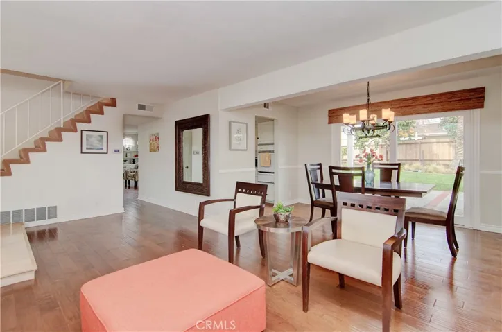 Entertaining is a breeze with easy transition between rooms and to the outdoors.