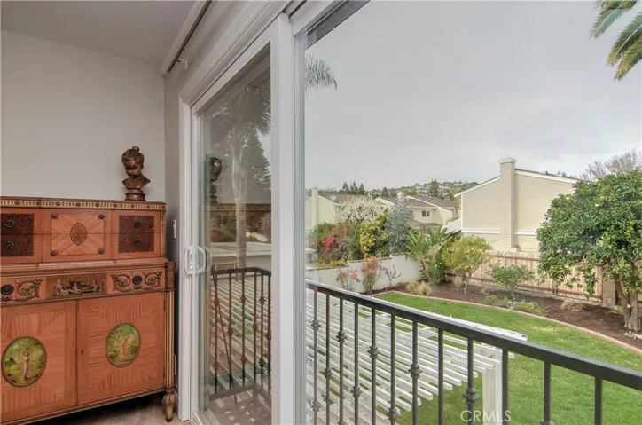 A nice, relaxing view of the distant San Juan hills from master bedroom.
