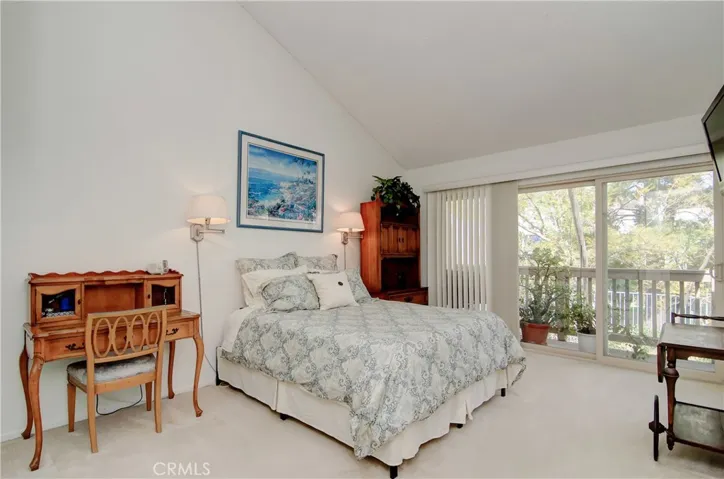 Large master suite can handle king size bed, and many furniture optons...plus has another huge slider to balcony.