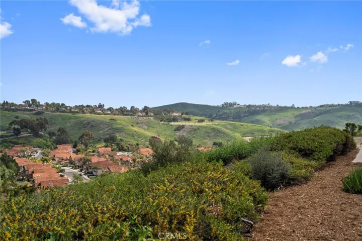 Situated on the ridge of a valley with canyon views.