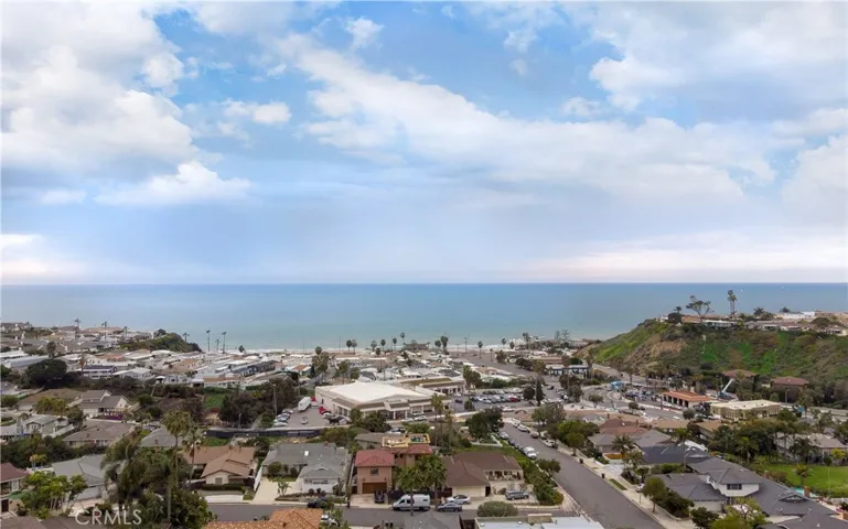 Just a straight shot down the hill to the beach.