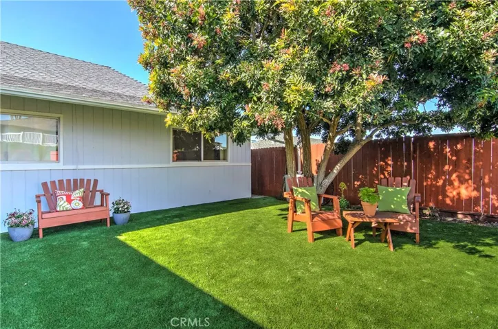 If you want to get away from the back of the home, there is plenty of space to lounge and play in the front.