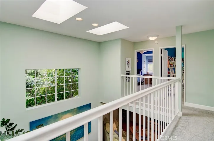 Upper gallery is a nice transiton space and creates separation between master suite and secondary bedrooms.