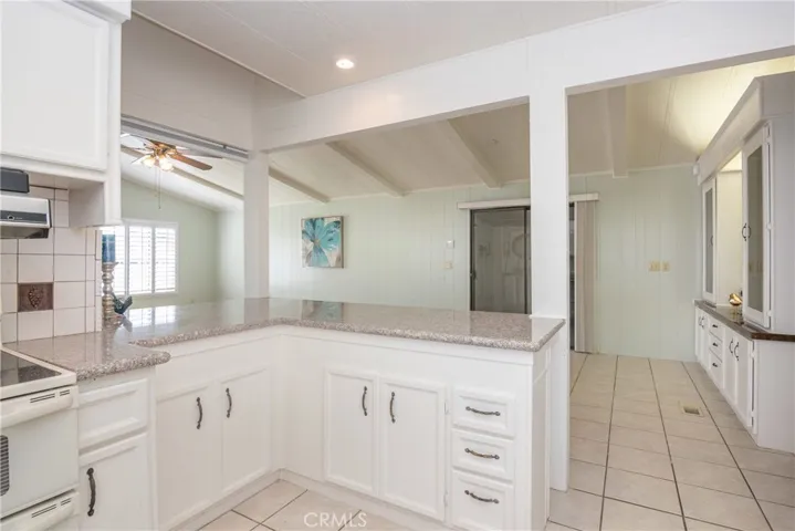 Open kitchen is great for entertaining
